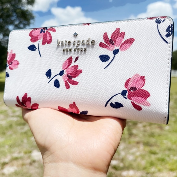 NWT Kate Spade ♠️ Floral Bifold Wallet💕Gaby’sBags - Picture 7 of 7